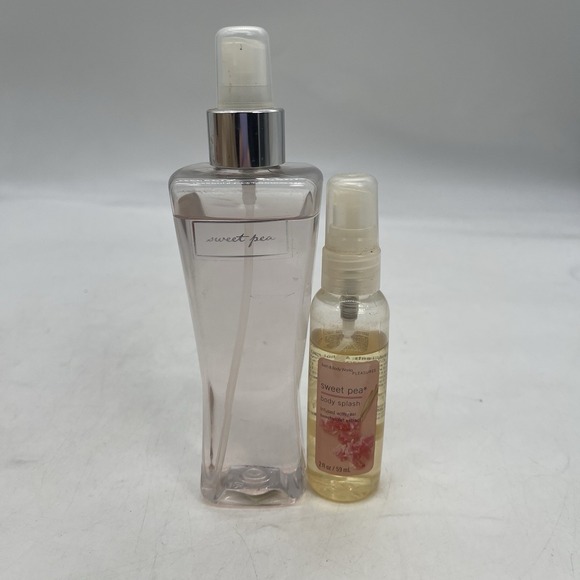 Bath & Body Works Other - Bath and Body Works Sweet Pea Fine Fragrance Mist 8 fl oz And Travel Size NEW